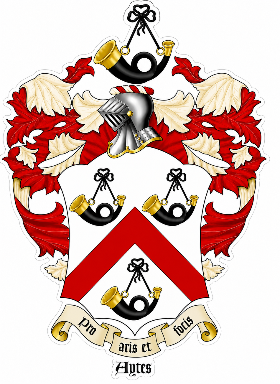 Pro Aris et Focis Customer Window or Helmet Decal (sqd.1)