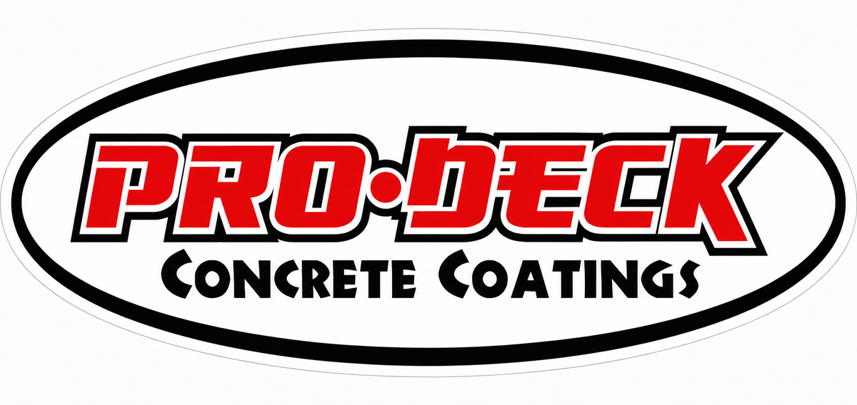 Pro Deck Concrete Coatings Window or Helmet Decal economy bulk decal