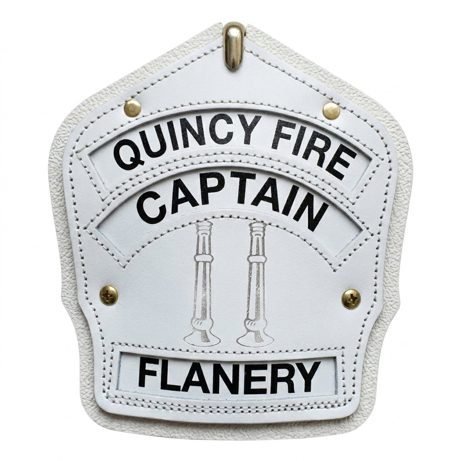 Quincy Fire Helmet Window/Helmet Decal or MAGNET (sqd.1)