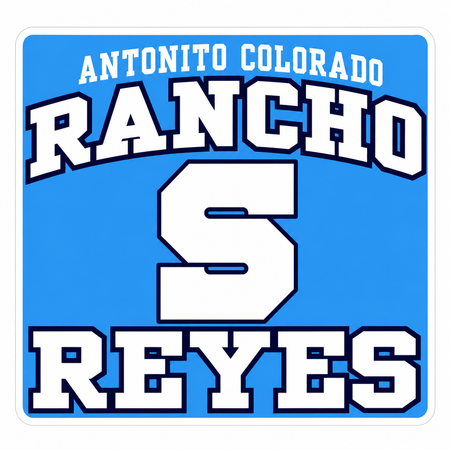 Ranch Reyes Customer Window or Helmet Decal economy non-reflective decal