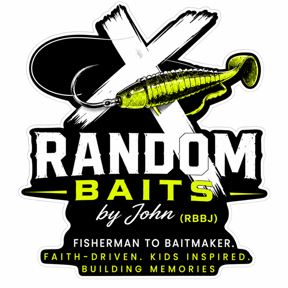 Random Baits Customer Window or Helmet Decal (sqd.1)