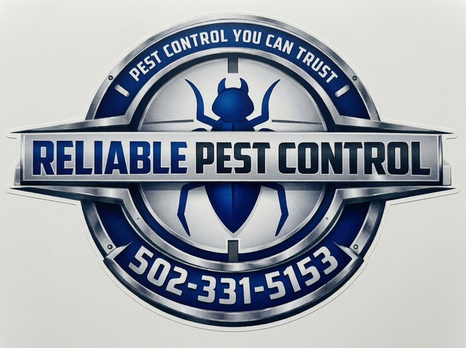 Reliable Pest Control Rectangle Window or Helmet Decal (rctd.1)