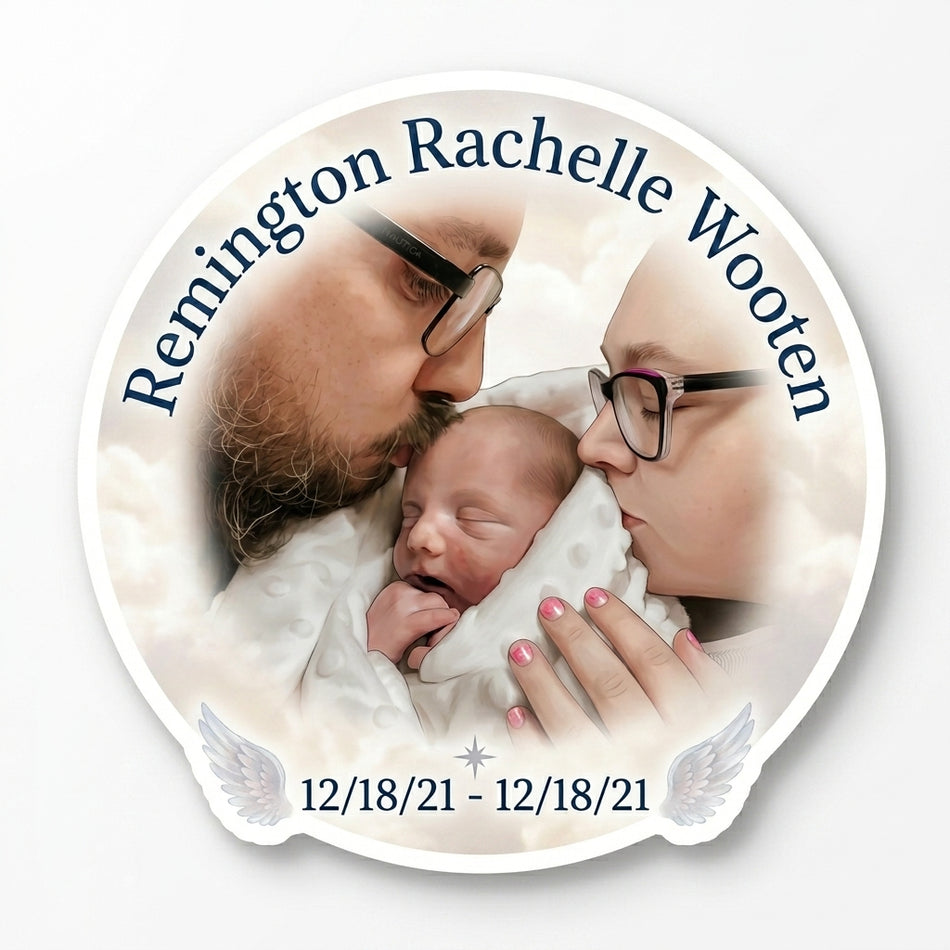 Memory of Remington Rachelle Wooten Window/Helmet Decal or MAGNET (sqd.1)
