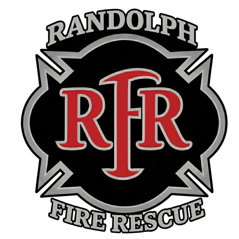 Randolph Fire Rescue Window/Helmet Decal or MAGNET (sqd.1)