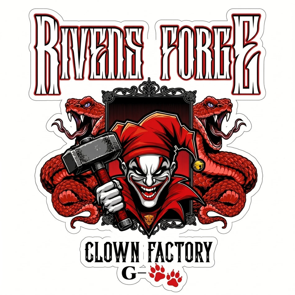 Rivens Forge Customer Decal or Magnet (sqd.1)
