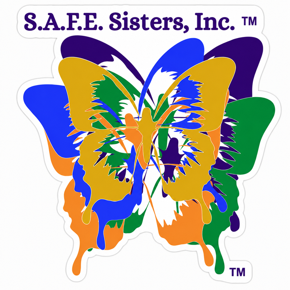 SAFE Sisters Window or Helmet Decal (sqd.1)