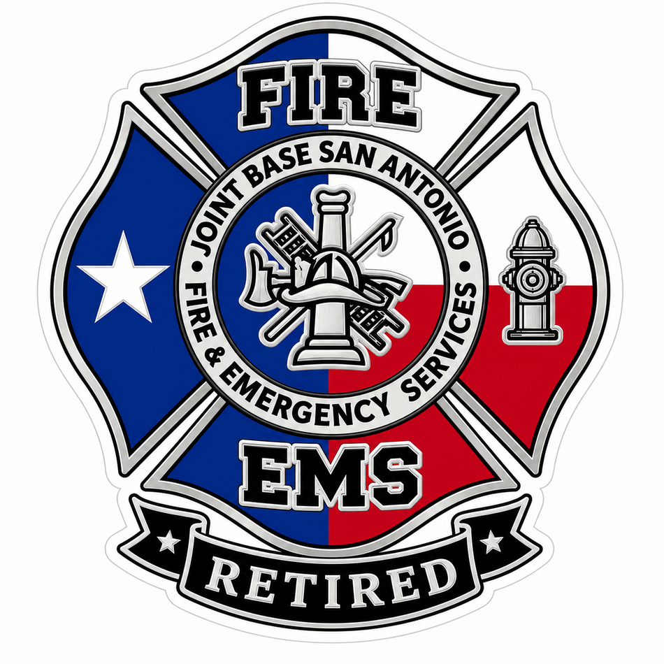 Retired Joint Base San Antonio Customer Decal or Magnet economy non-reflective decal
