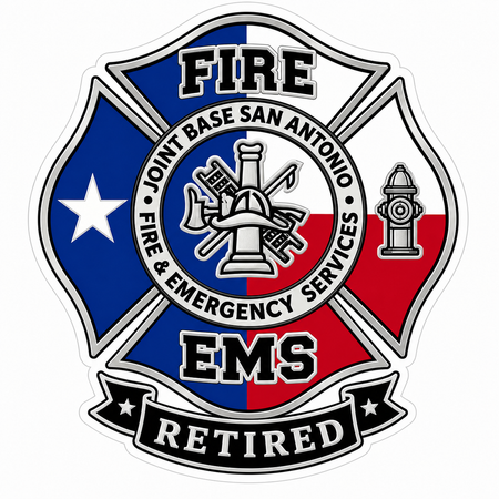 Retired Joint Base San Antonio Customer Decal or Magnet economy non-reflective decal