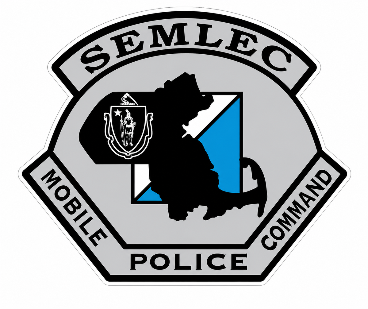 Semlec Mobile Police Command Customer Window or Helmet Decal economy non-reflective decal