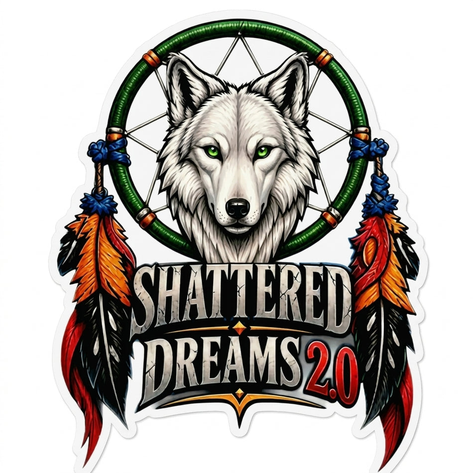 Shattered Dreams Window/Helmet Decal or MAGNET (sqd.1)