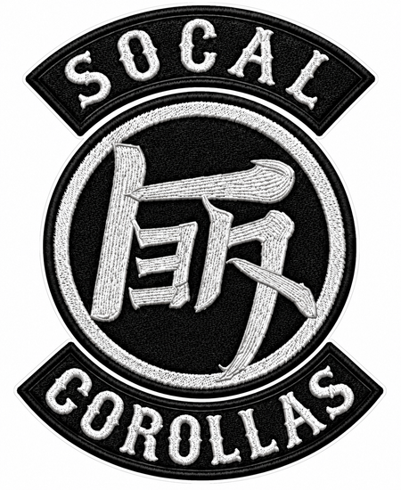 Social corollas PREMIUM Customer Window or Helmet Decal (sqd.1)