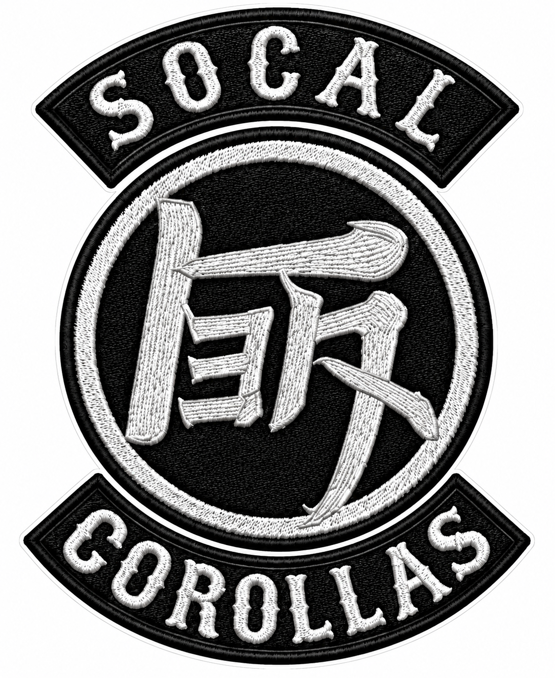Social corollas ECONOMY Customer Decal Economy Bulk Decals (sqd.1)