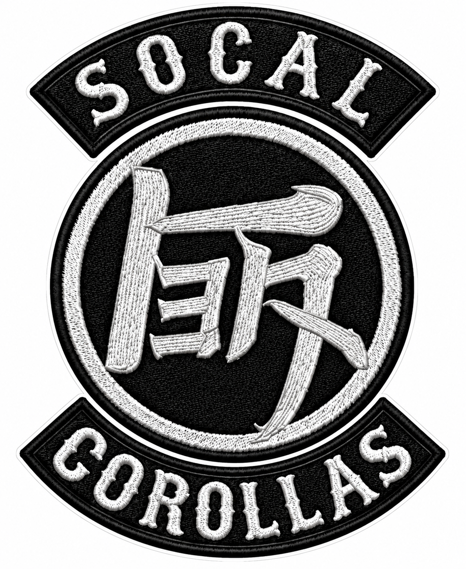 Social corollas ECONOMY Customer Decal Economy Bulk Decals (sqd.1)