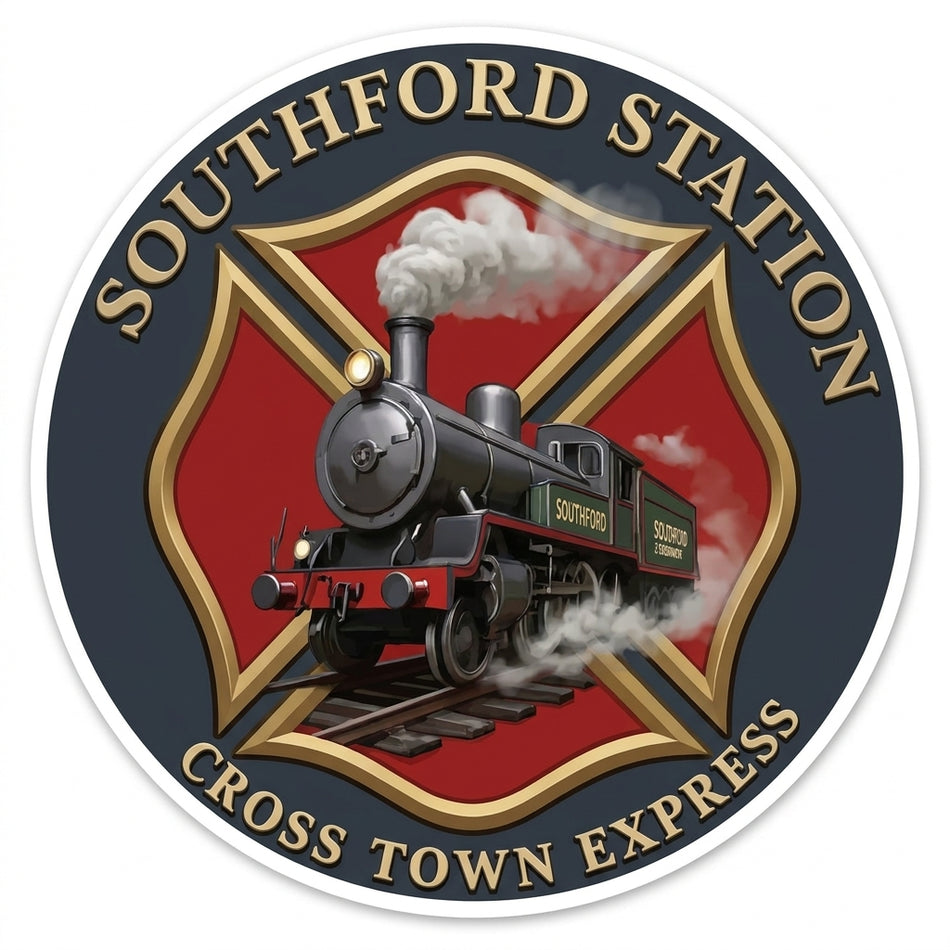 Southford Station Customer Decal or Magnet (sqd.1)