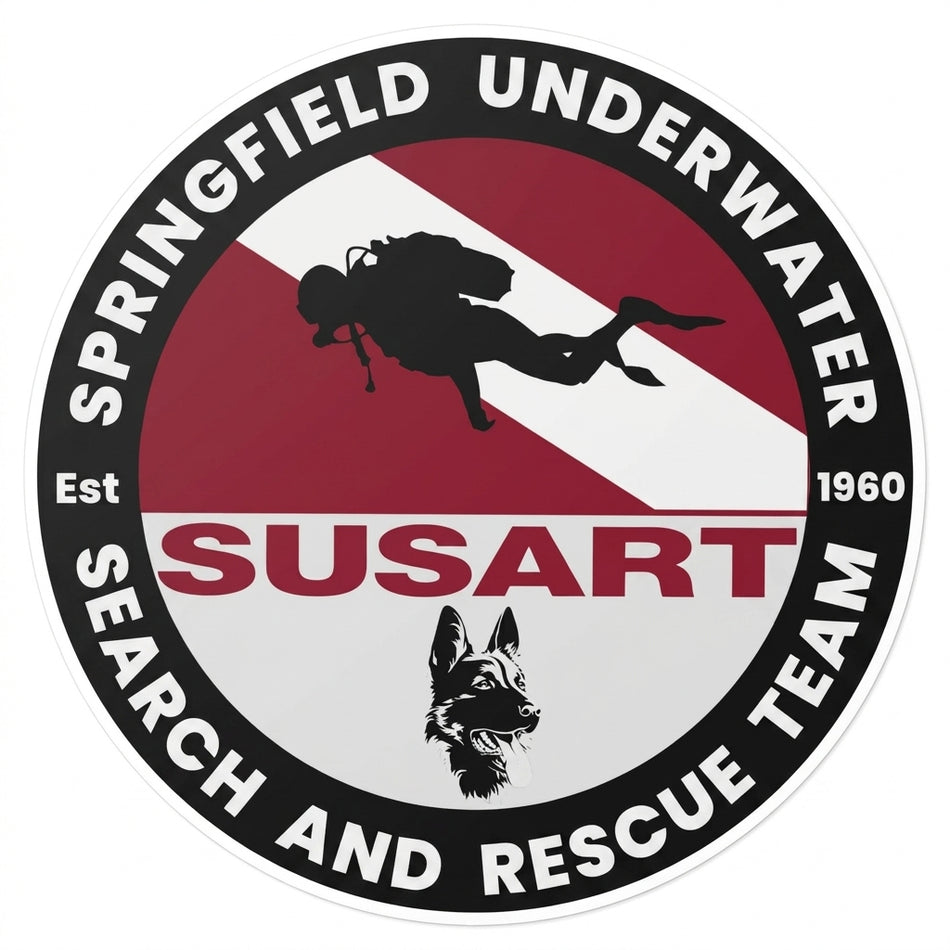 Springfield Underwater S&R Window/Helmet Decal or MAGNET (sqd.1)