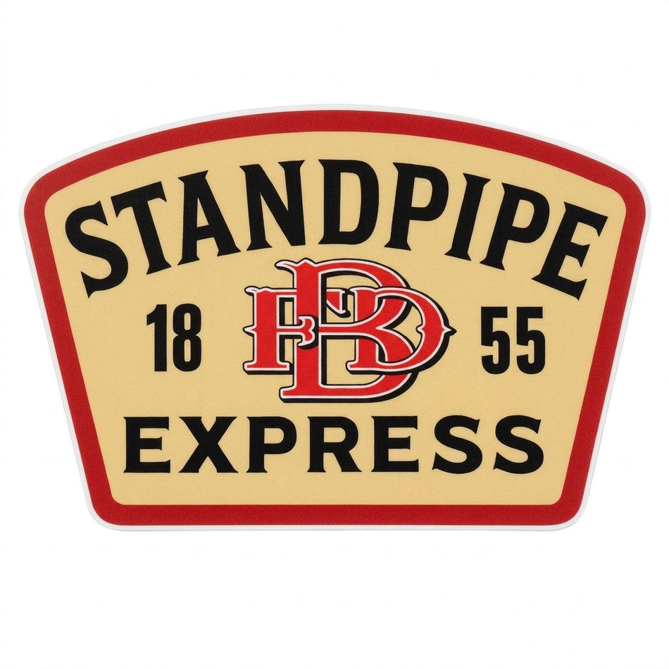 Standpipe Express Window or Helmet Decal (rctd.1)
