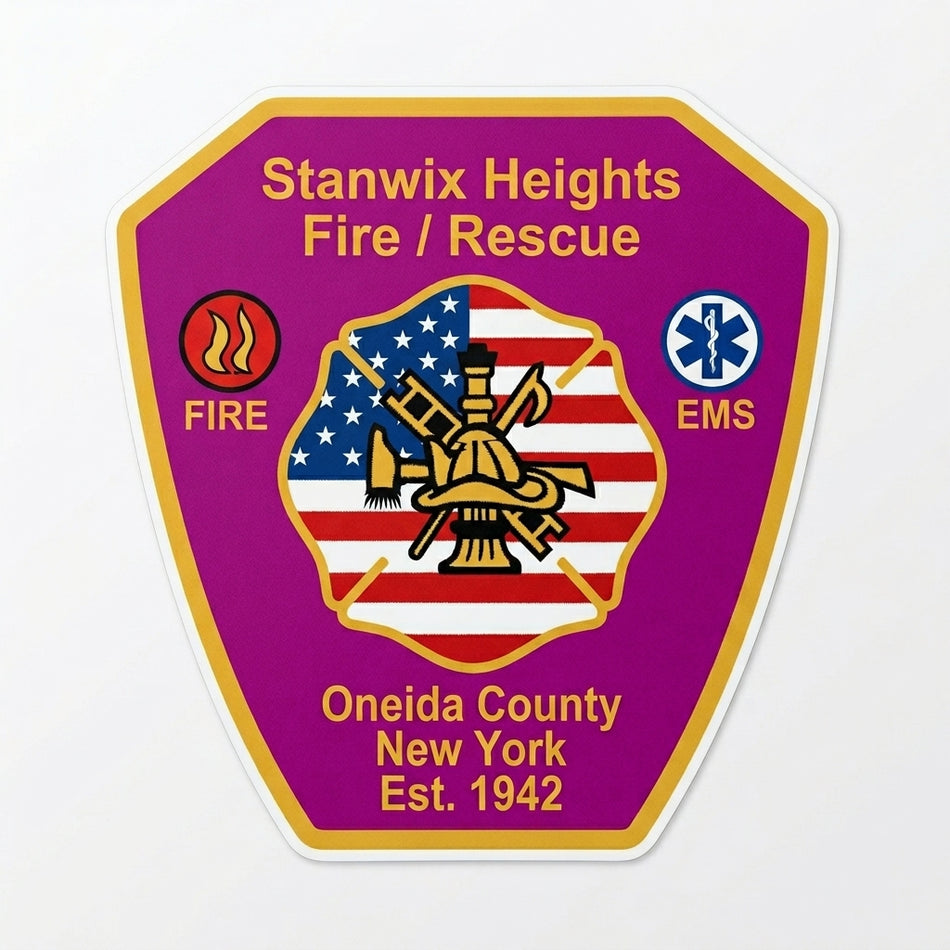 Stanwix Heights Fire EMS Window/Helmet Decal or MAGNET (sqd.1)