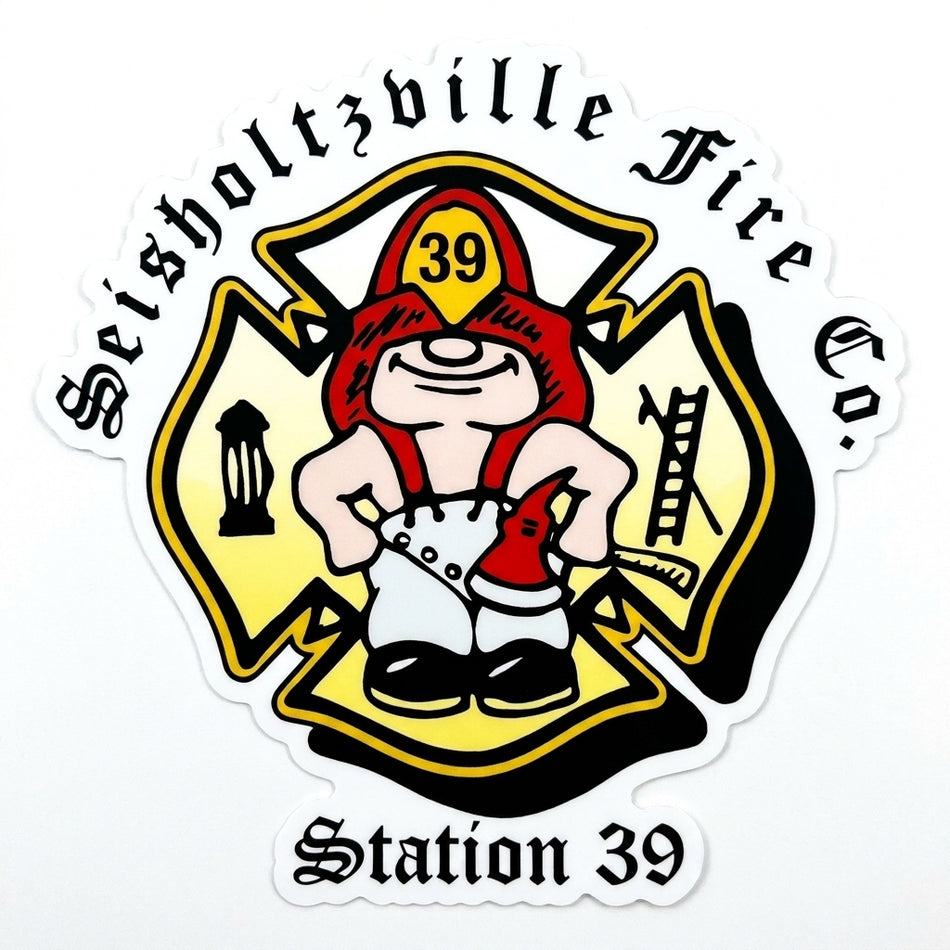 Seisholtsville Fire Company Window/Helmet Decal or MAGNET (sqd.1)
