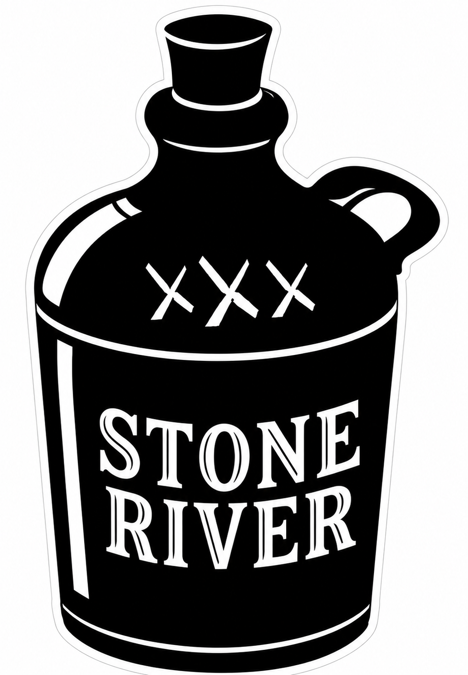 Stone River Window or Helmet Decal (sqd.1)