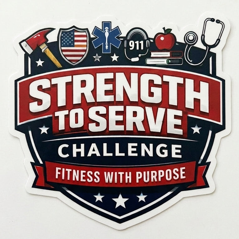 Strength to Serve Window/Helmet Decal or MAGNET (sqd.1)