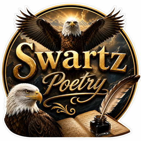 Swartz Poetry Customer Decal or Magnet economy non-reflective decal