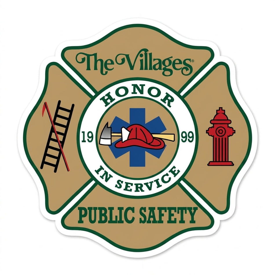 The Village Public Safety Maltese Customer Decal or Magnet economy non-reflective decal