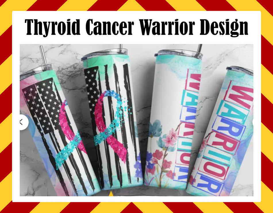 Drink Water Cup - Thyroid Cancer Warrior Cup