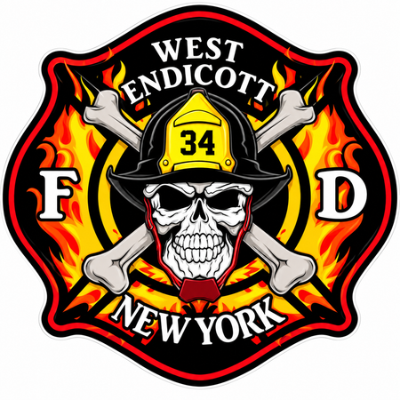 West Endicott ECONOMY Customer Decal Economy Bulk Decals (sqd.1)