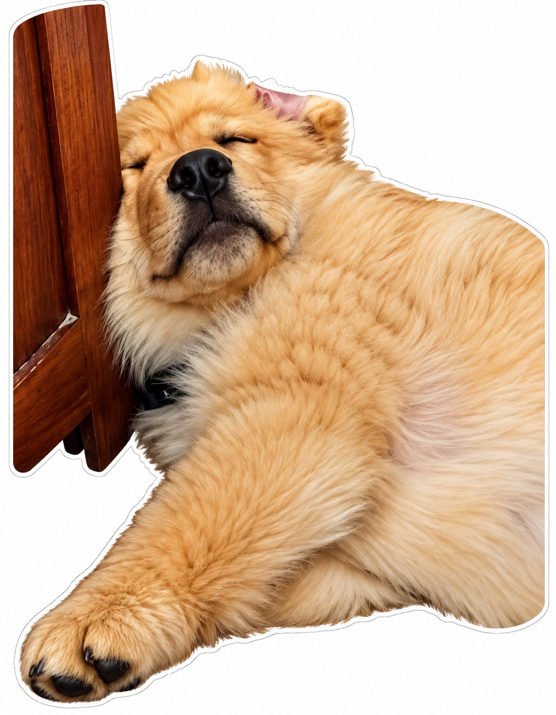 The Finn Dog ECONOMY Customer Decal Economy Bulk Decals (sqd.1)