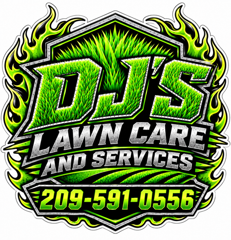 DJS lawn care ECONOMY Customer Decal Economy Bulk Decals (sqd.1)