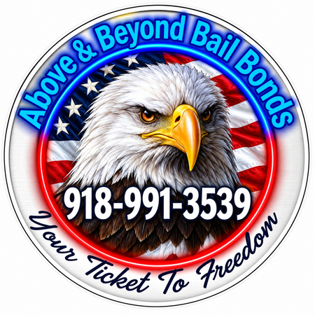 Above and Beyond Bail PREMIUM Customer Window or Helmet Decal (sqd.1)