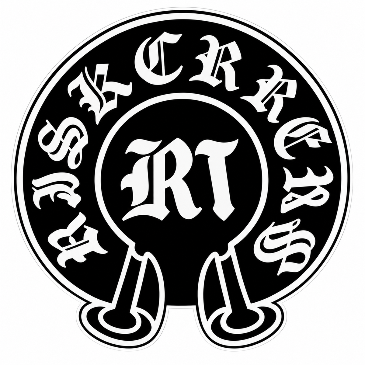 Gothic Scrackeras RT ECONOMY Customer Decal Economy Bulk Decals (sqd.1)