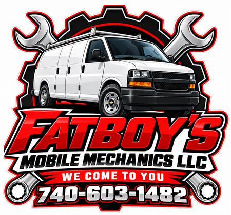 Fat Boys Mobile Mechanic ECONOMY Customer Decal Economy Bulk Decals (sqd.1)