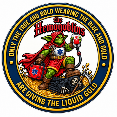 The Hemoglobins ECONOMY Customer Decal Economy Bulk Decals (sqd.1)