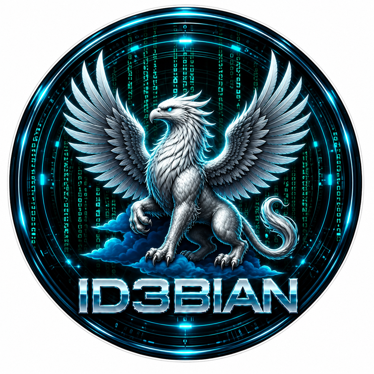 ID3BIAN Emblem ECONOMY Customer Decal Economy Bulk Decals (sqd.1)