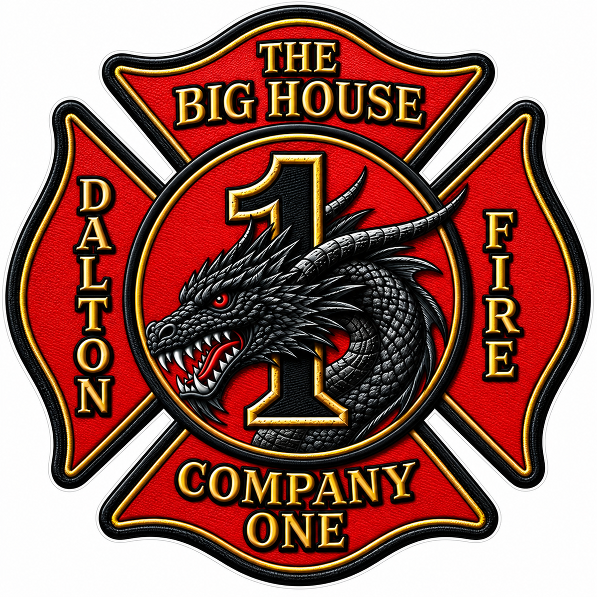 Big House Company 1 PREMIUM Customer Window or Helmet Decal (sqd.1)