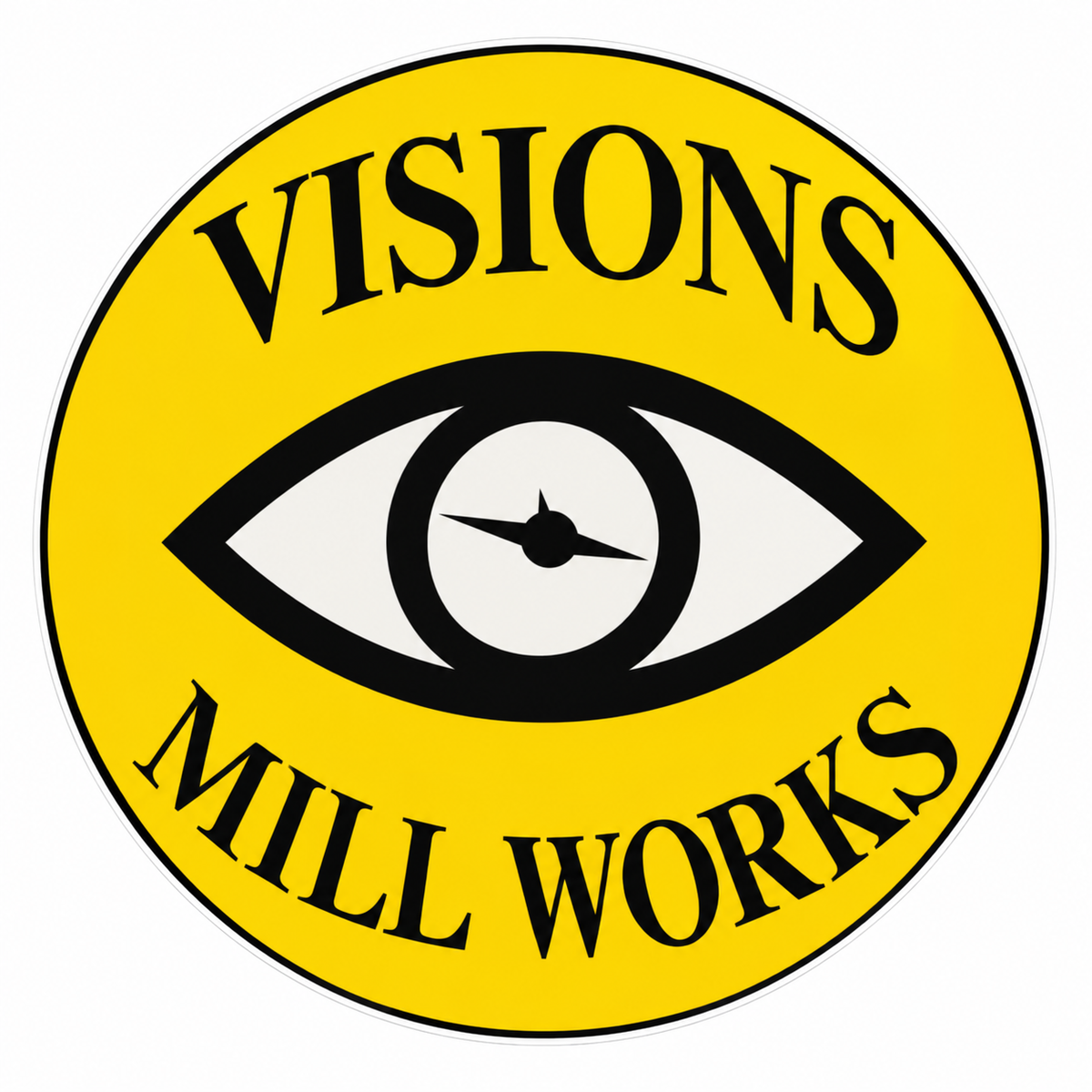 Visions Mill Works PREMIUM Customer Window or Helmet Decal (sqd.1)