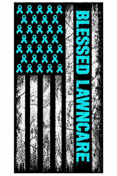 Blessed Lawncare ECONOMY Customer Decal Economy Bulk Decals (sqd.1)