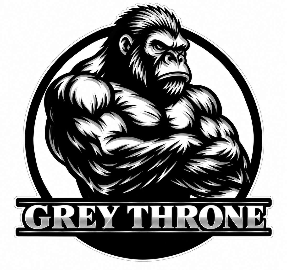 Grey Throne Design PREMIUM Customer Window or Helmet Decal (sqd.1)