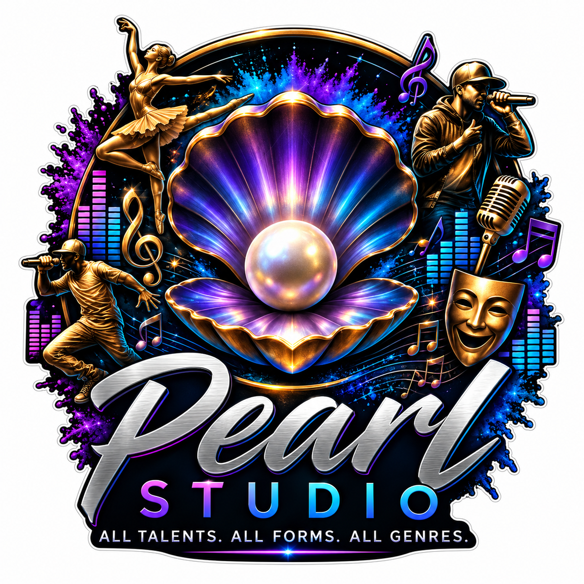 Pearl Studio PREMIUM Customer Window or Helmet Decal (sqd.1)