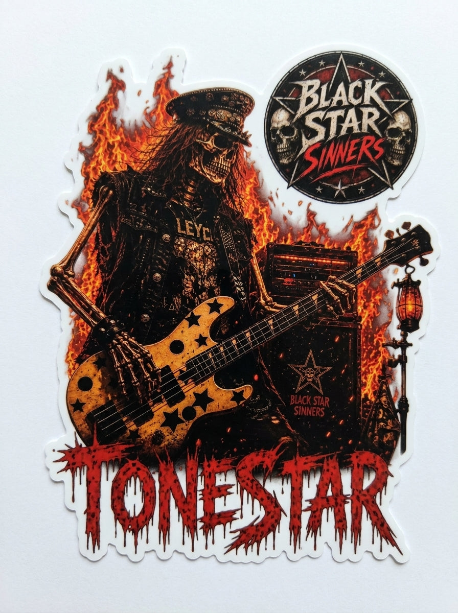 Tonestar Black Star Sinners V2 Customer Decal or Magnet (sqd.1)