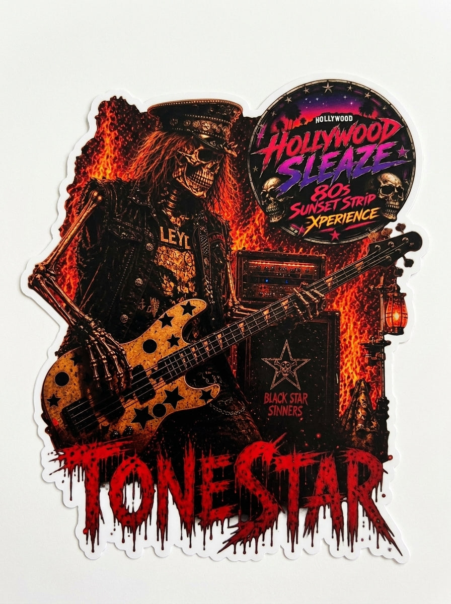 Tonestar Black Star Sinners Customer Decal or Magnet (sqd.1)