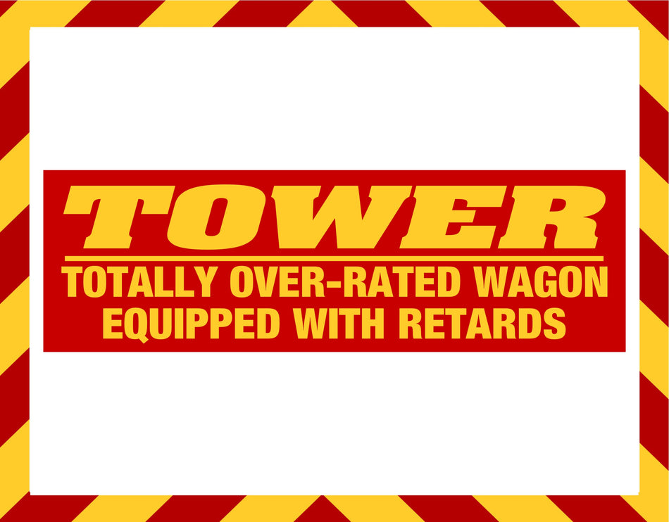 Window Sticker - TOWER Equipped Window Decal