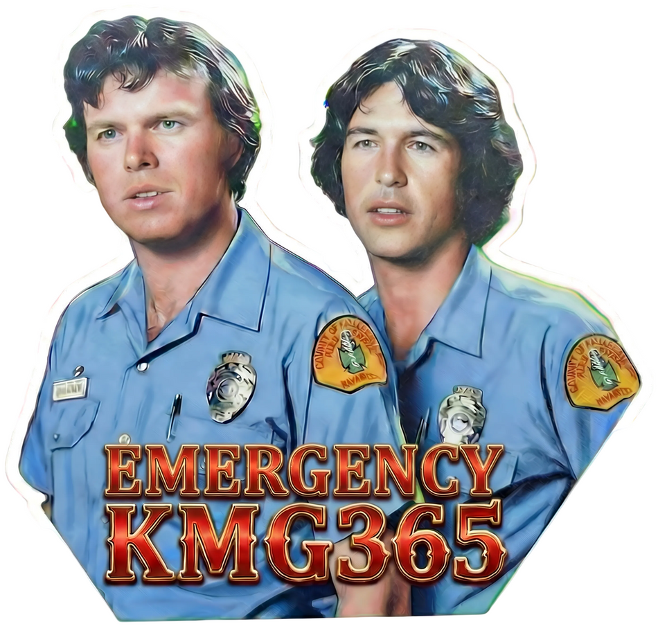 Emergency KMG365 Window or Helmet Decal Powercall