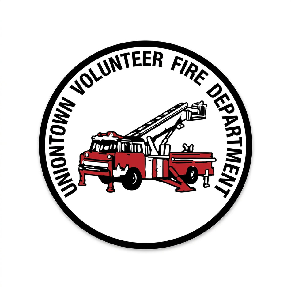 Uniontown Fire Department Window/Helmet Decal or MAGNET