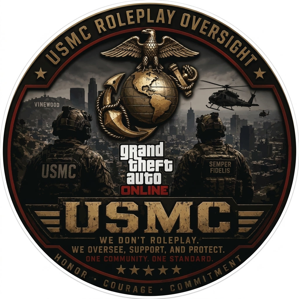 USM Grand Theft Circle Customer Decal or Magnet economy non-reflective decal
