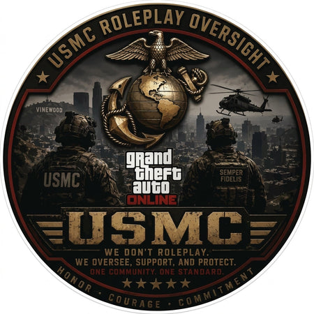USM Grand Theft Circle Customer Decal or Magnet economy non-reflective decal