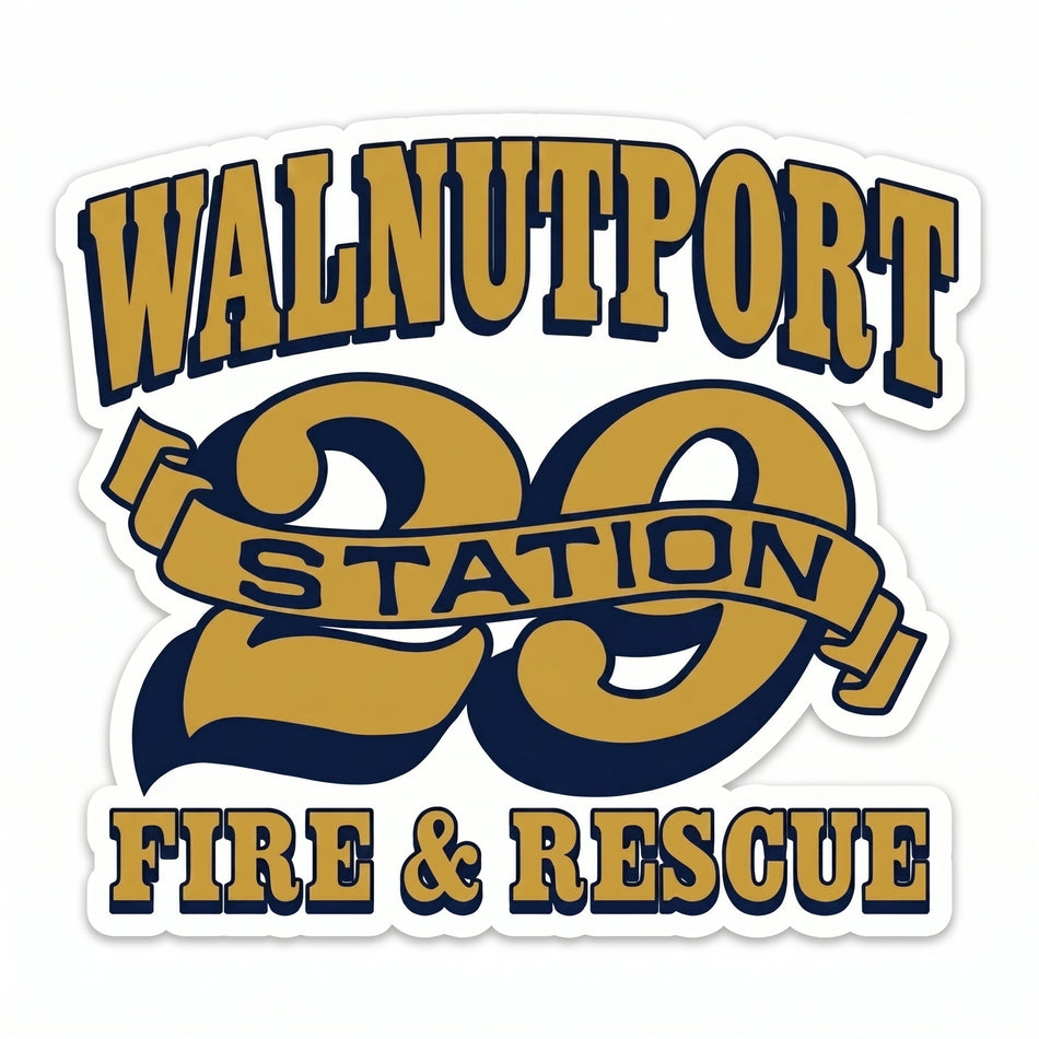 Walnutport Fire Rescue Window/Helmet Decal or MAGNET (sqd.1)