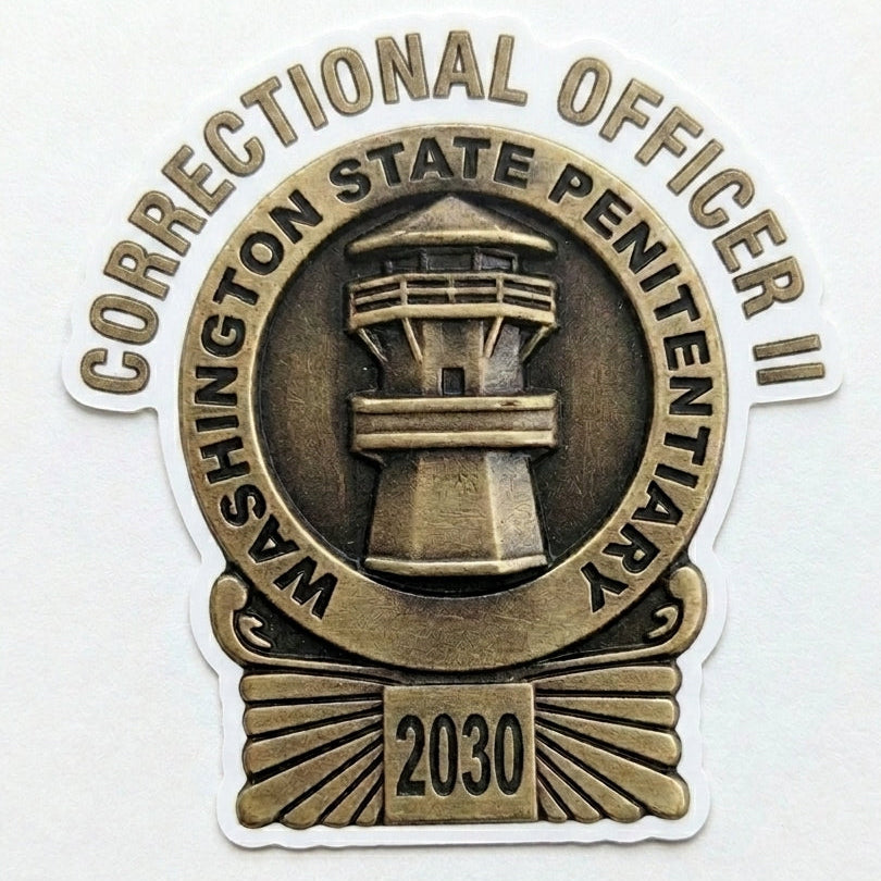 Washington State Penetentiary Window/Helmet Decal or MAGNET (sqd.1)