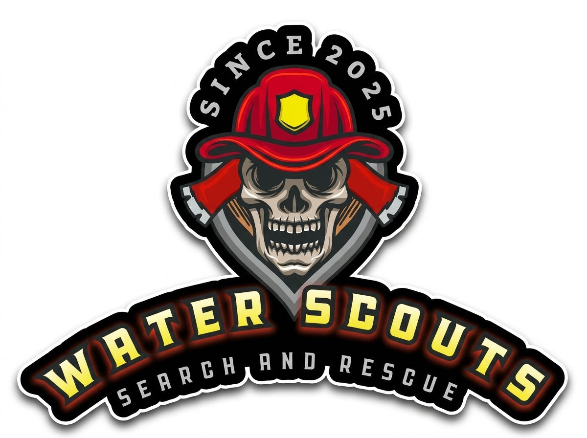 Water Scouts Search and Rescue Window or Helmet Decal economy bulk decal
